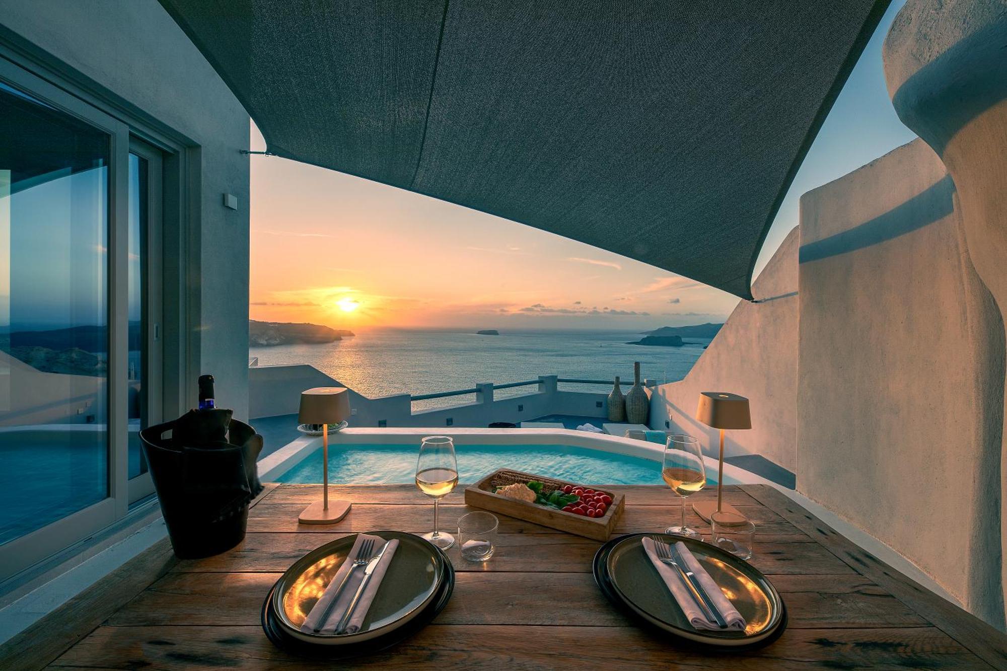 Grand View - Megalochori Santorini Aparthotel Buitenkant foto